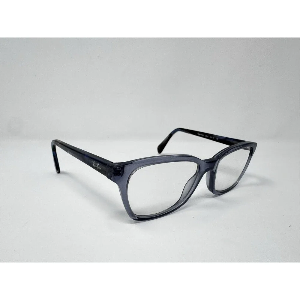 Ray-Ban RB1591 3924 Transparent Gray Eyeglass Frames 48-16-130 Authentic
